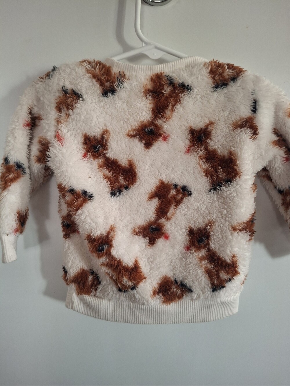 Infants Rudolph Print Fleece Sweatshirt - Picture 3 of 3